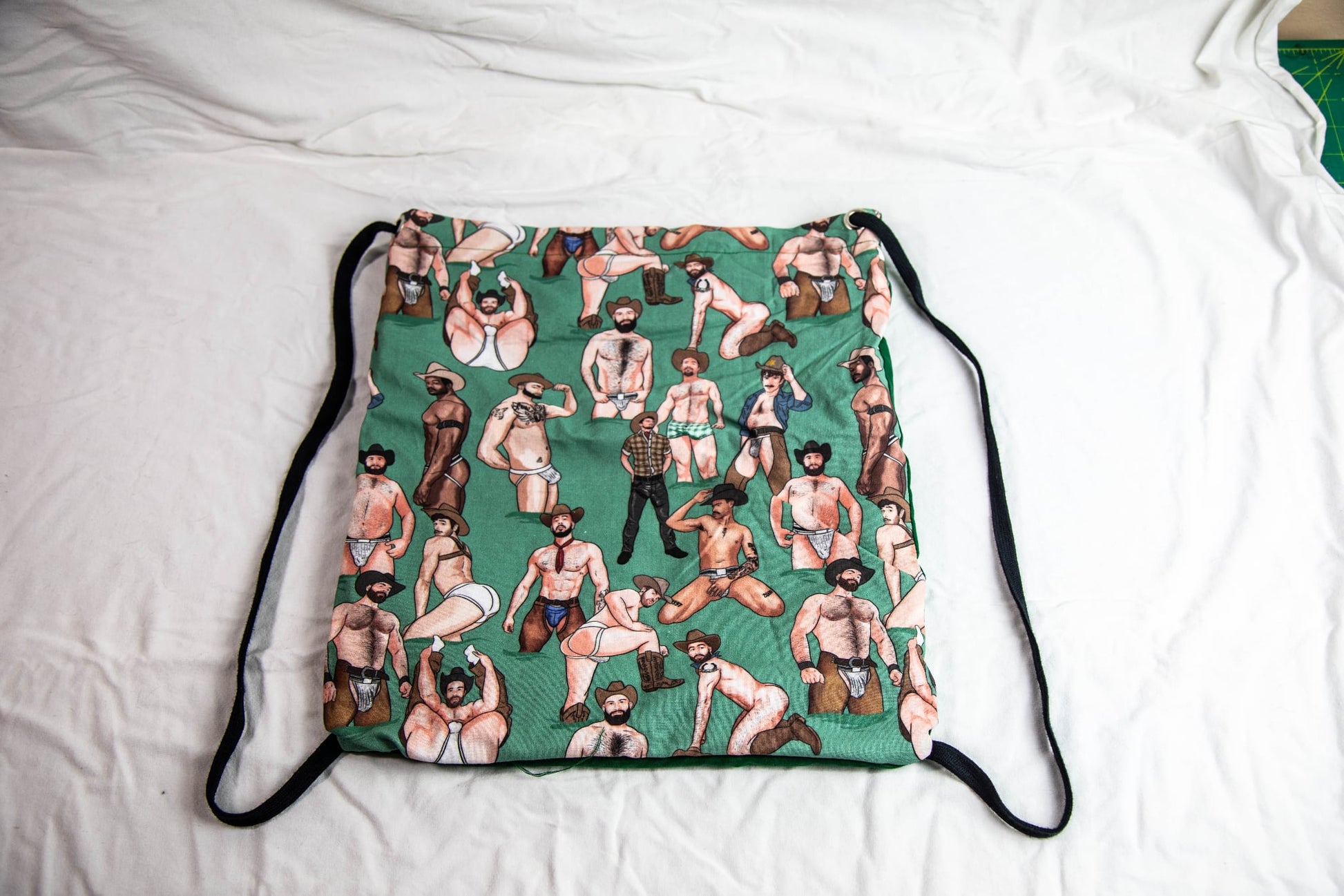 Drawstring Backpack - Cowboys