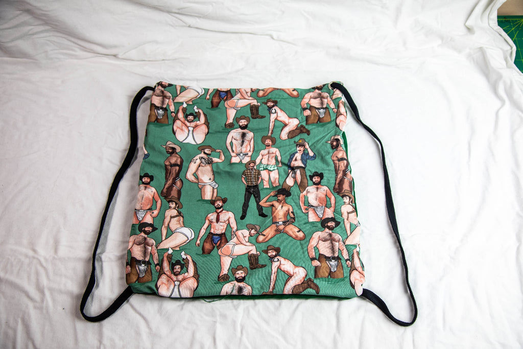 Drawstring Backpack - Cowboys