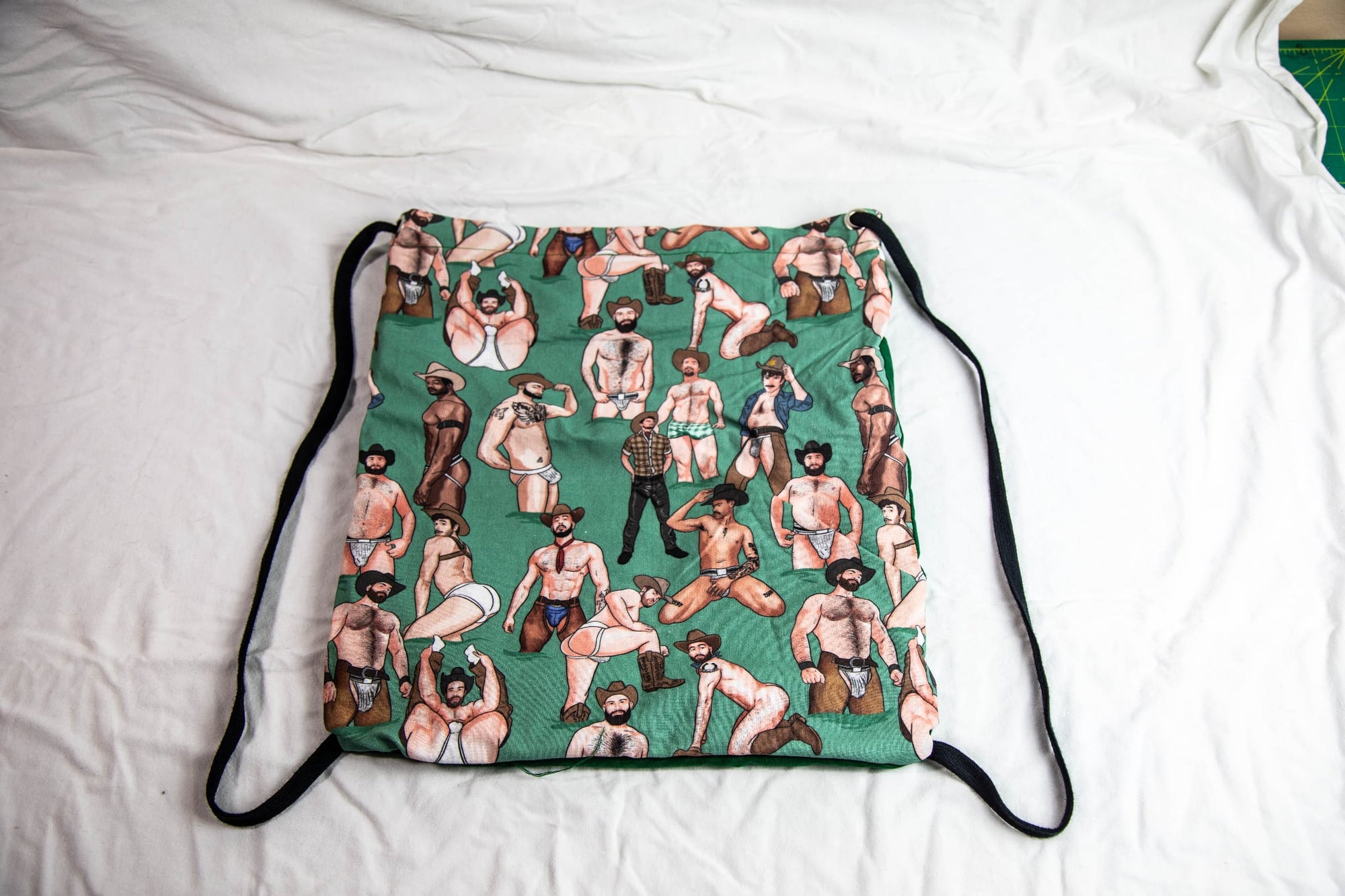 Drawstring Backpack - Cowboys
