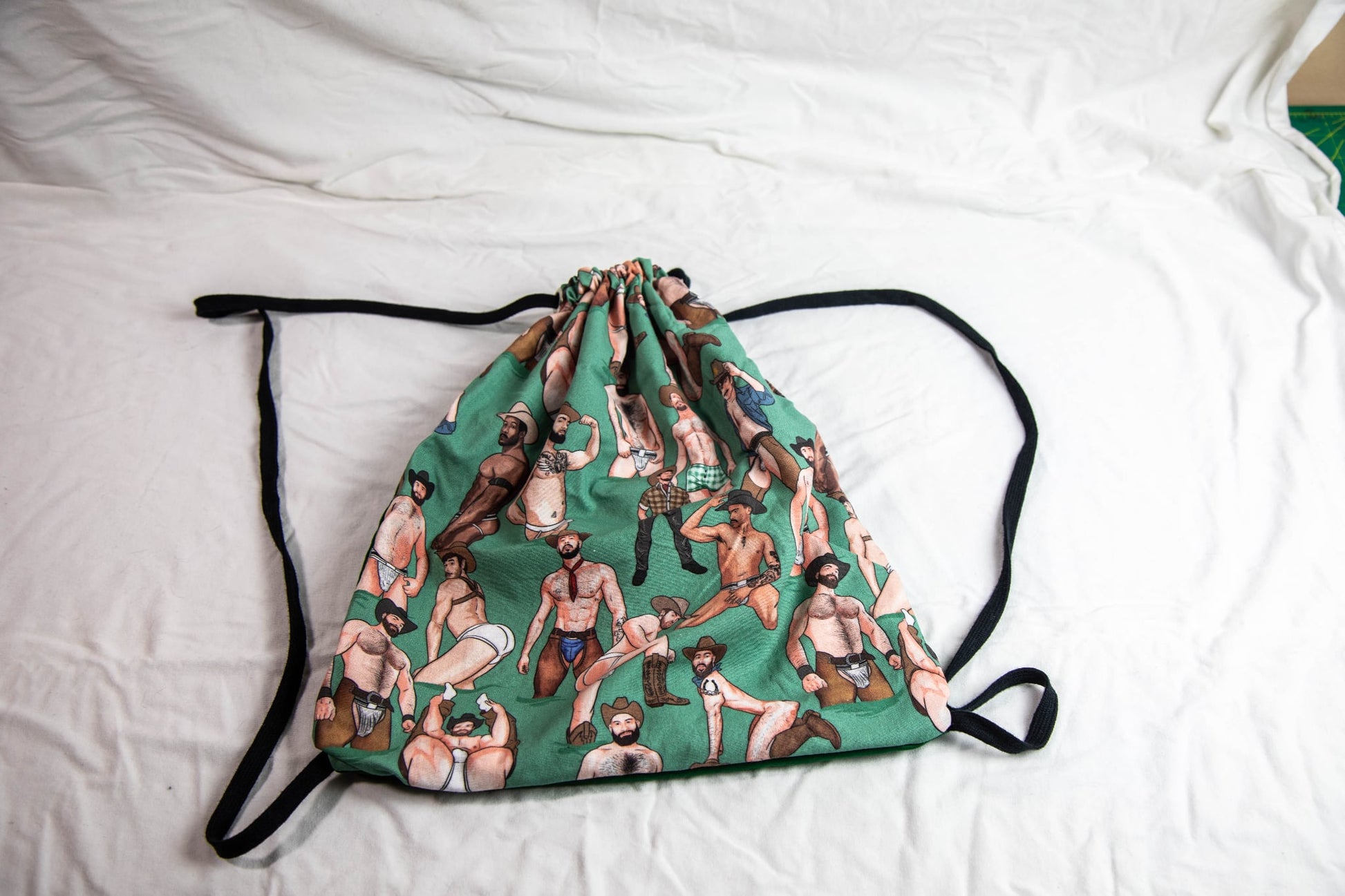 Drawstring Backpack - Cowboys